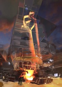 3D-Reality - Here is a Blast Furnace, as you will never see in reality